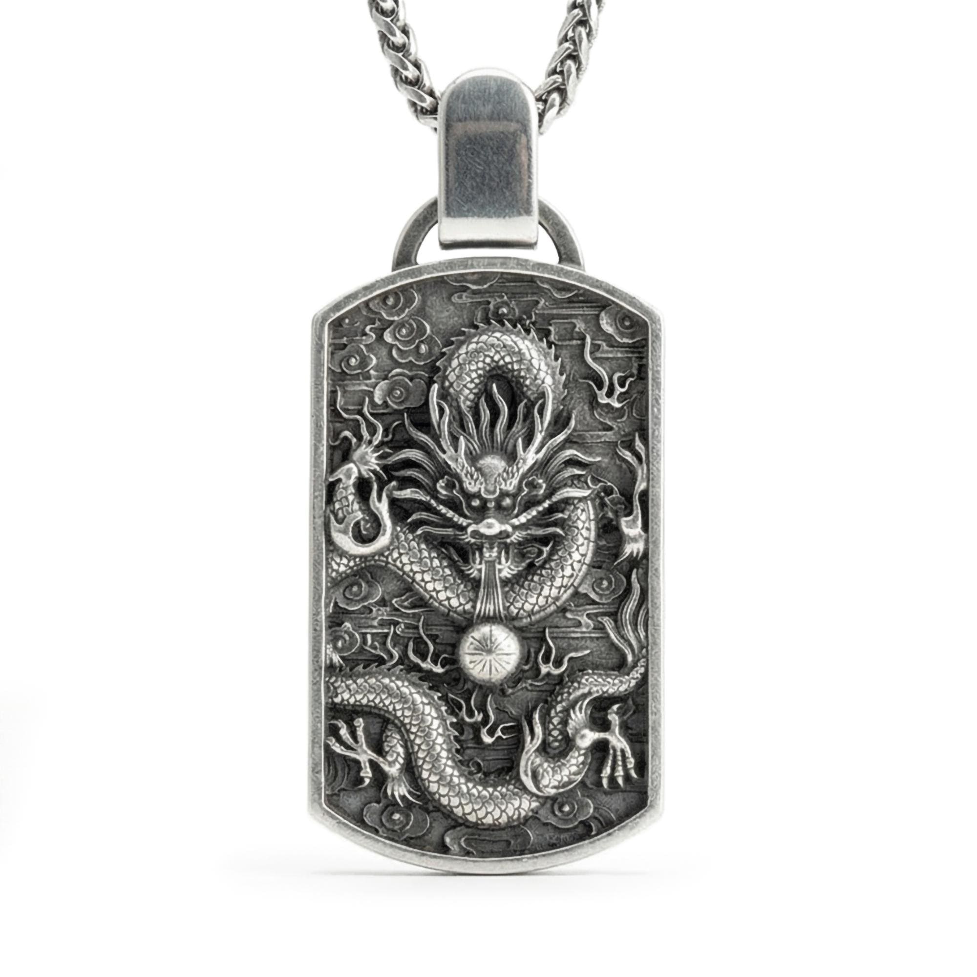Chinese Serpent Pendant