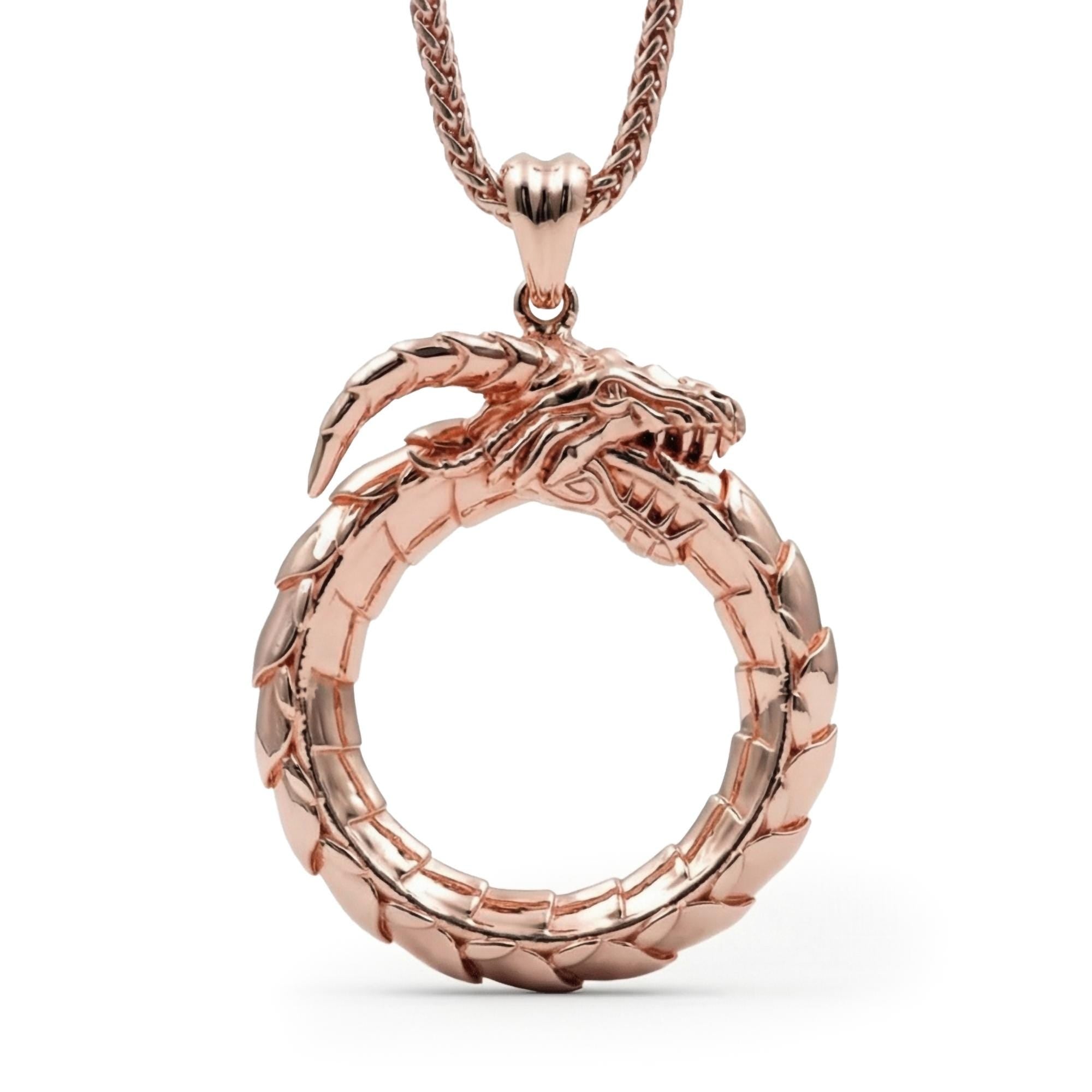 Ouroboros Dragon Pendant