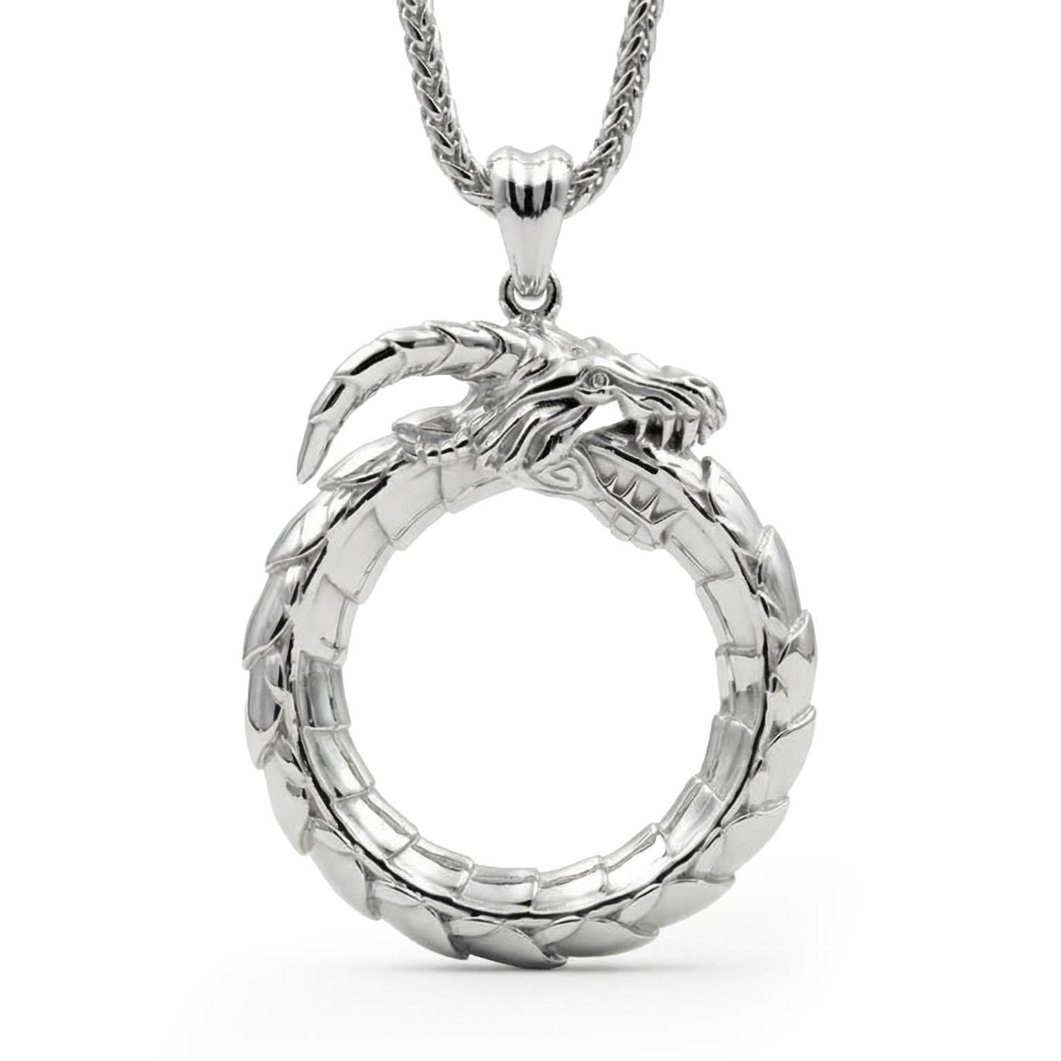 Ouroboros Dragon Pendant