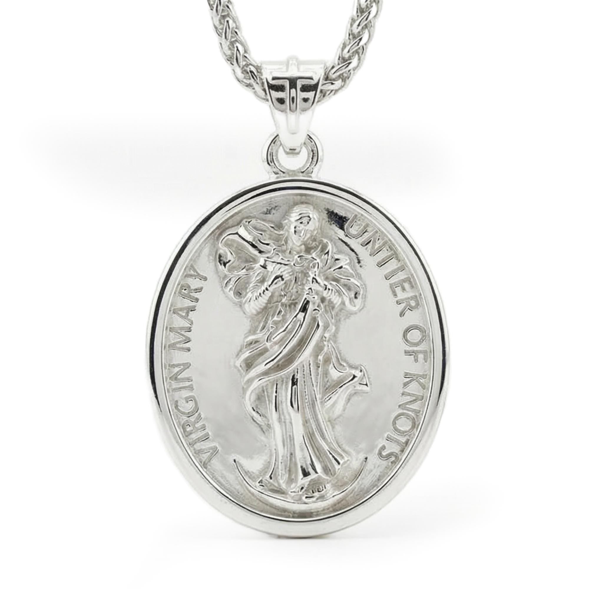 Virgin Mary Untier Of Knots Pendant