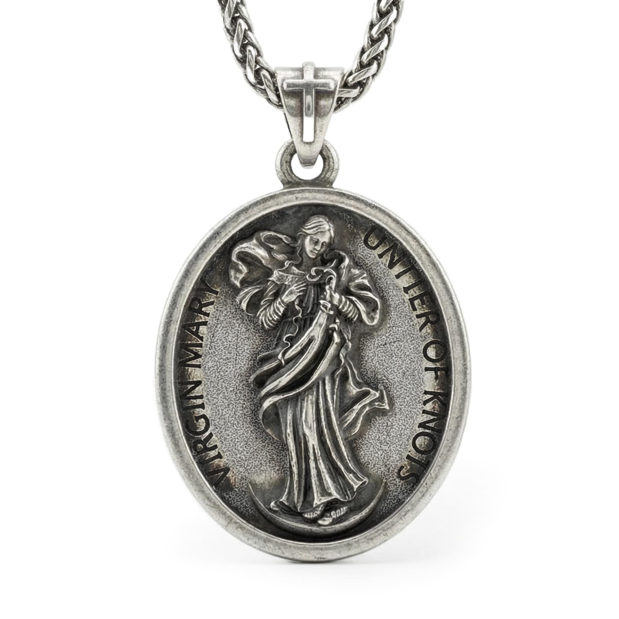 Virgin Mary Untier Of Knots Pendant