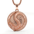 Load image into Gallery viewer, Jade Dragon Yin Yang Pendant
