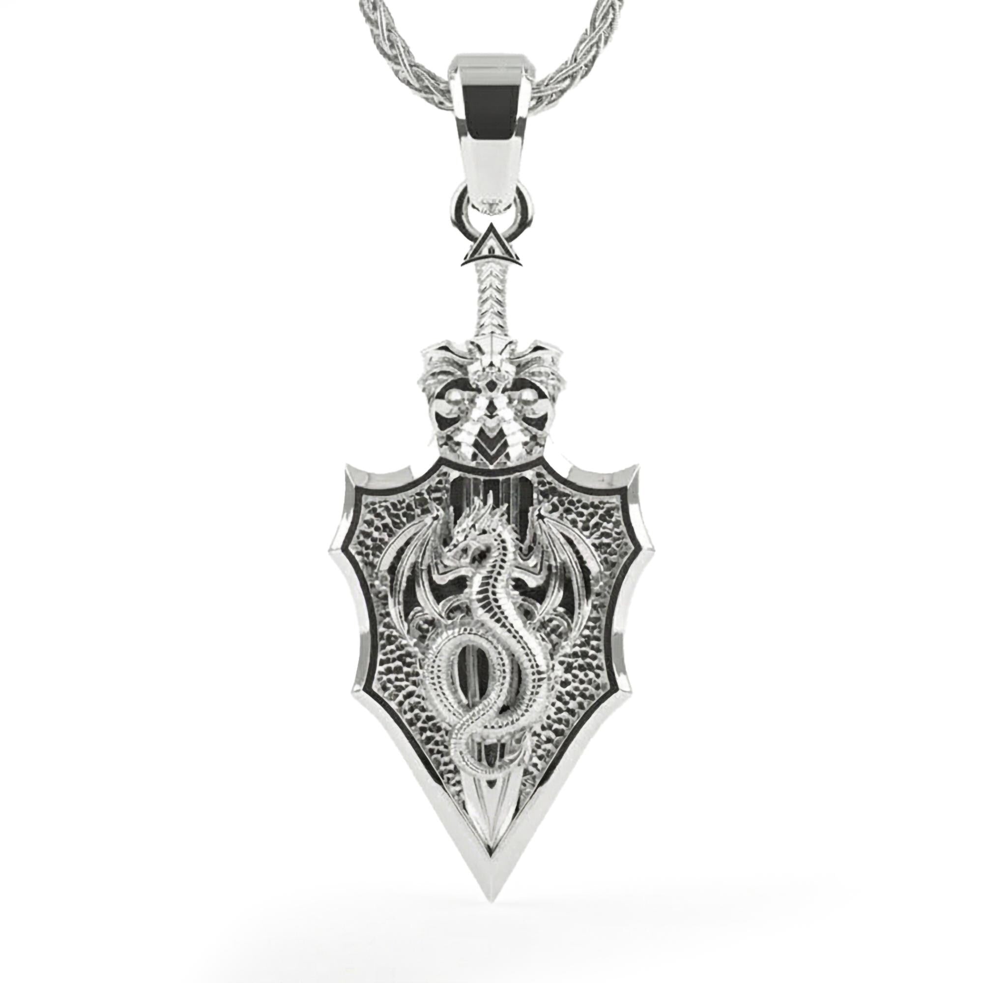 Dragon Knight Shield Pendant