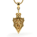 Load image into Gallery viewer, Dragon Knight Shield Pendant
