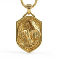 Load image into Gallery viewer, Dragon Shield Pendant

