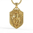 Load image into Gallery viewer, Dragon Shield Pendant
