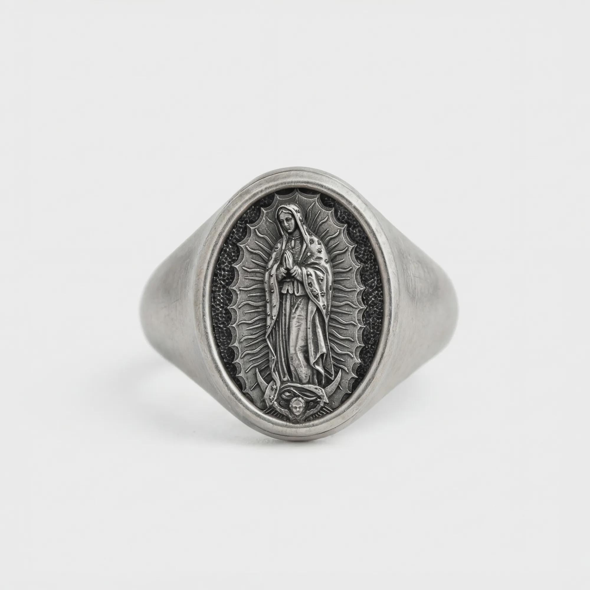 Lady of Guadalupe Signet Ring