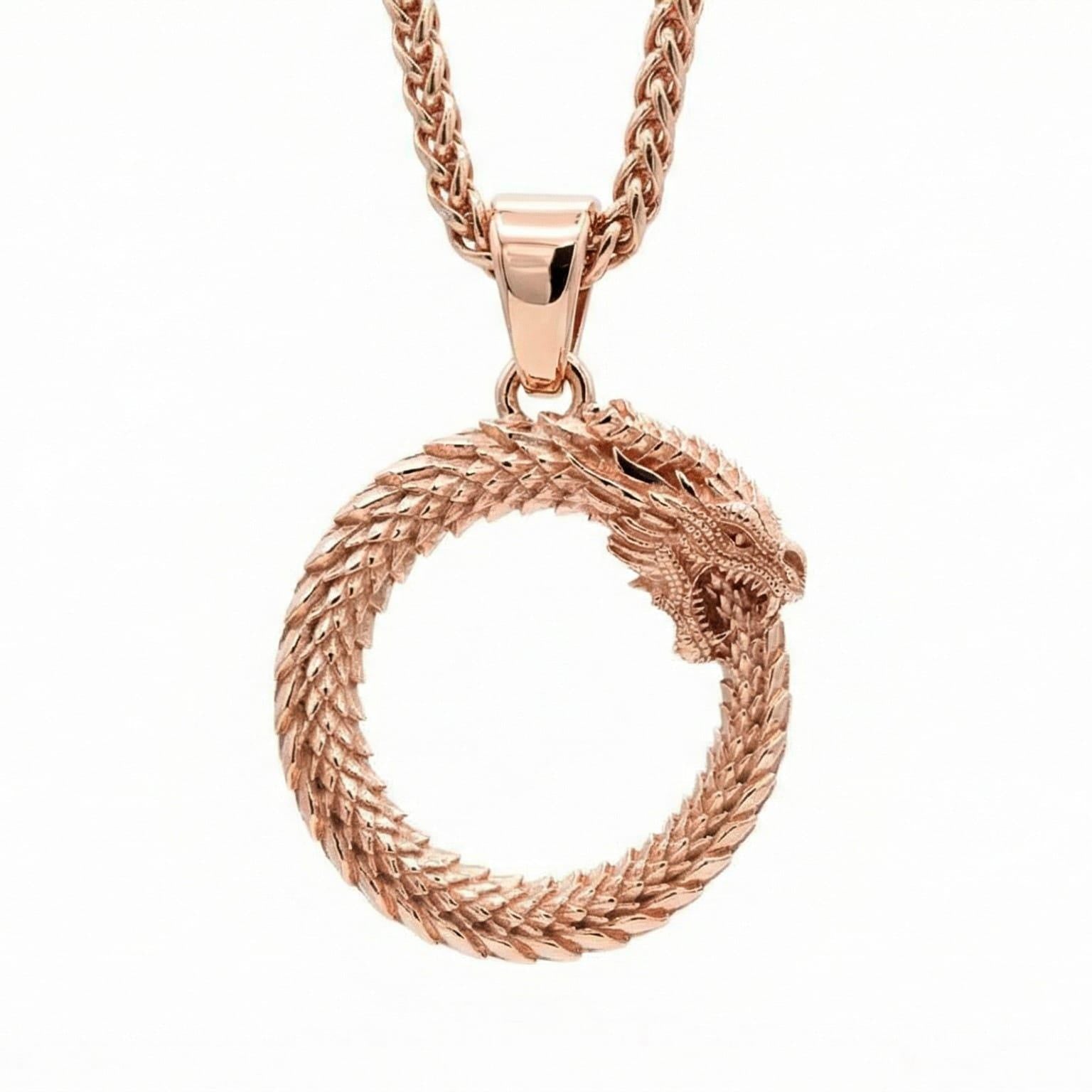 Ouroboros Dragon Pendant