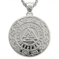 Load image into Gallery viewer, Valknut Norse Rune Pendant
