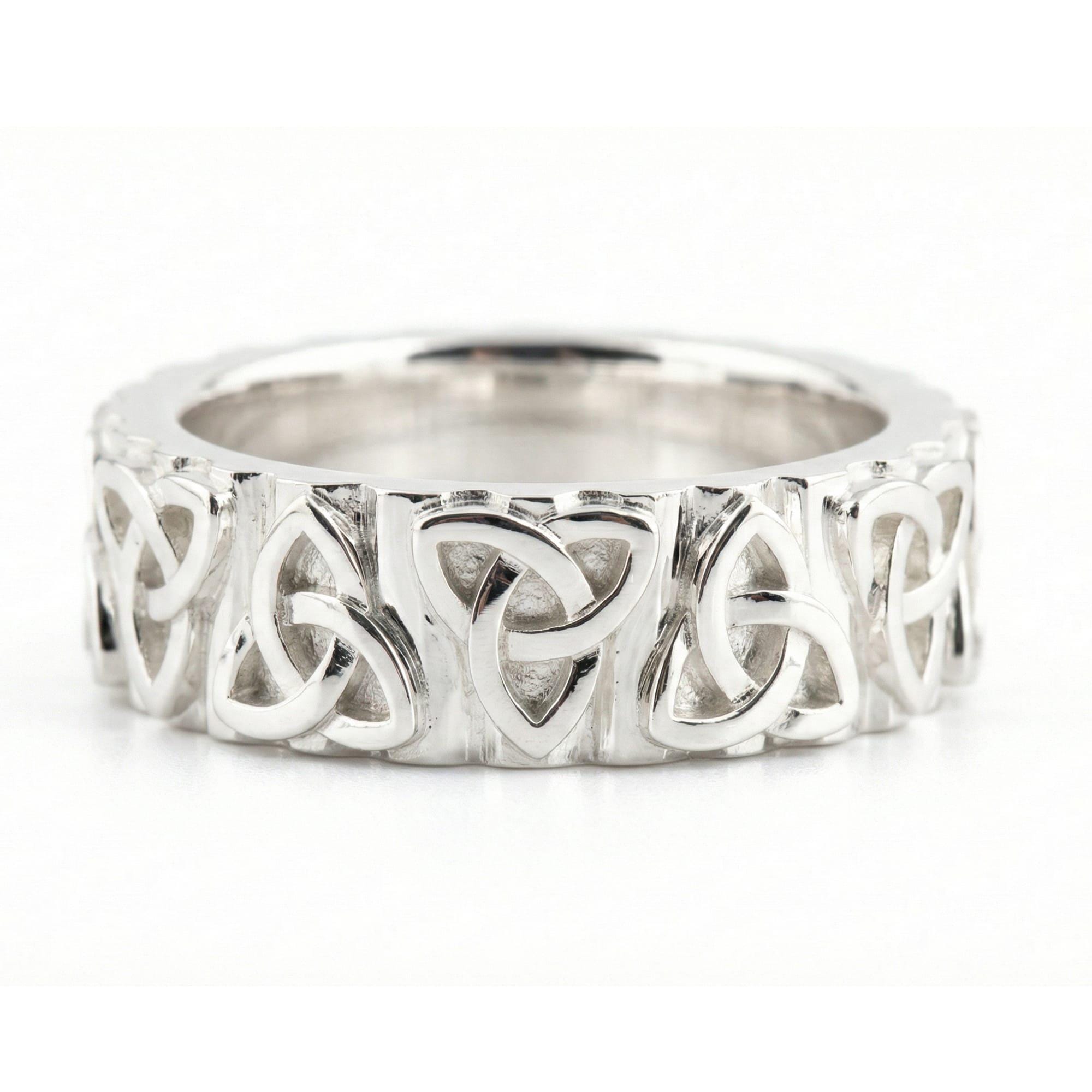 Celtic Triquetra Band Ring