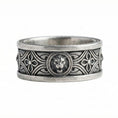 Load image into Gallery viewer, Inlaid Lion Band Ring
