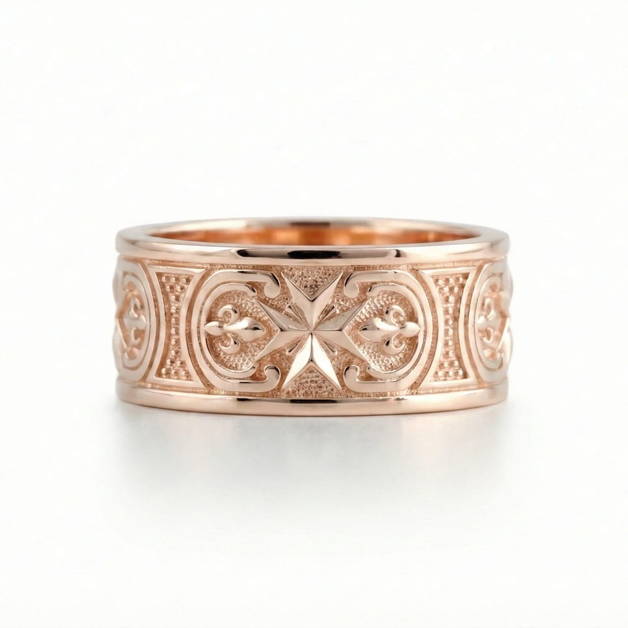 Maltese Cross Band Ring