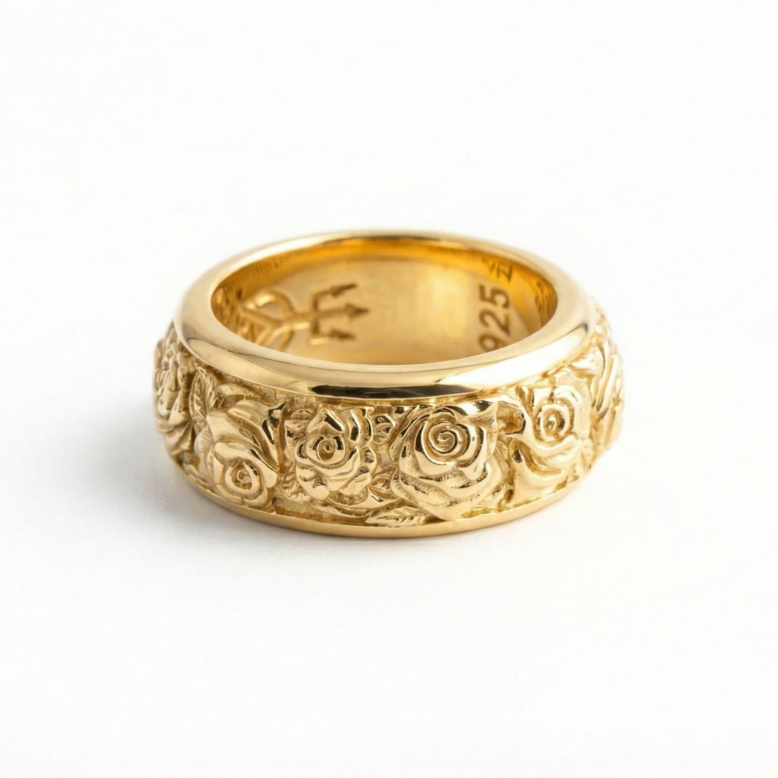 Rose Spinner Band Ring