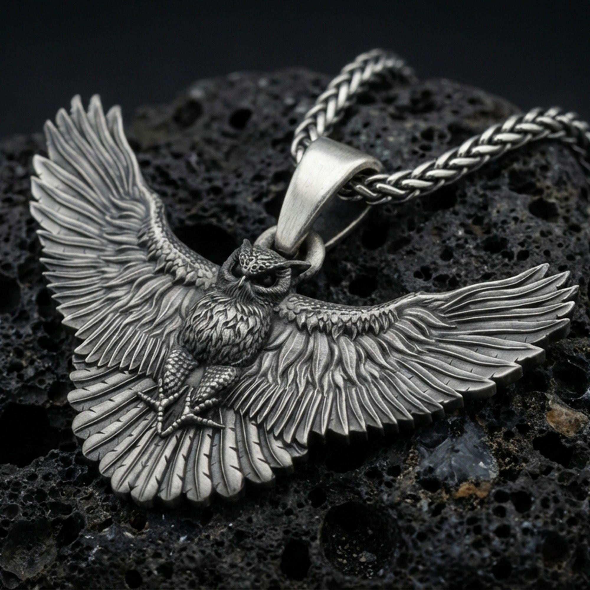Owl of Wisdom Pendant