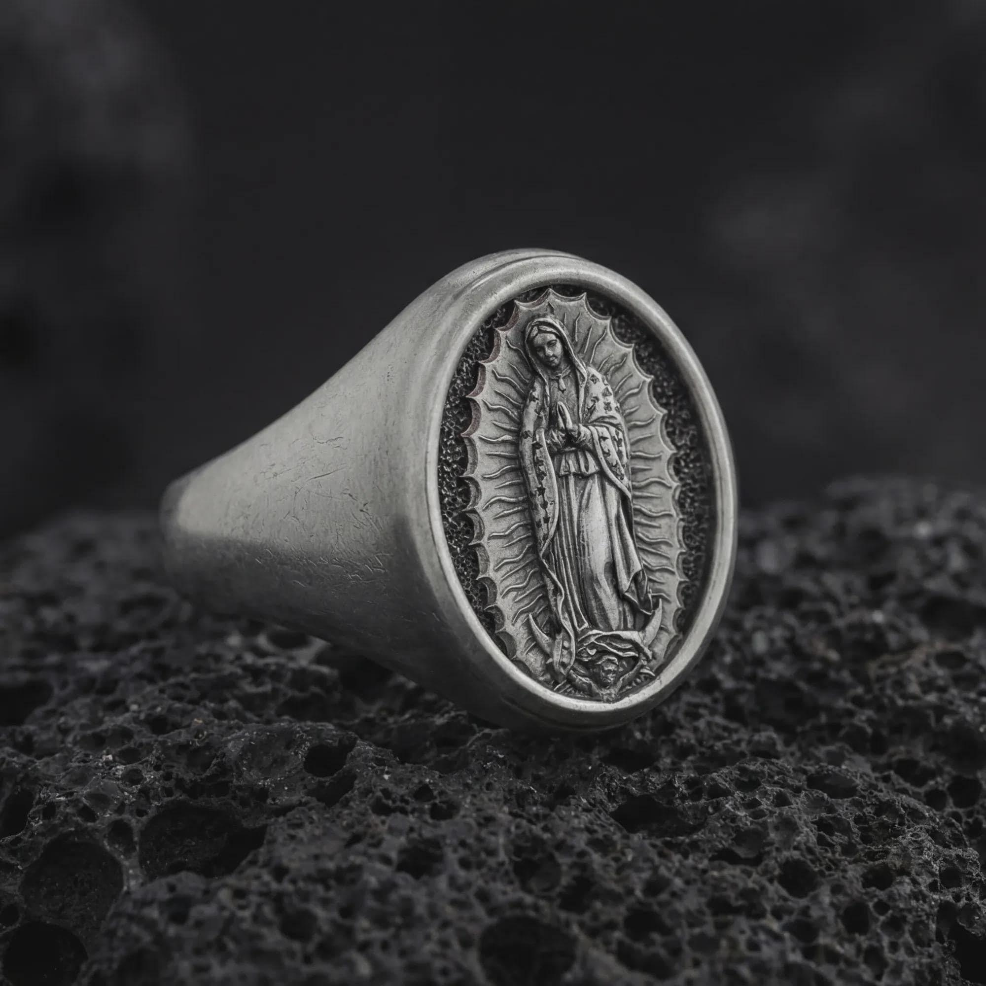 Lady of Guadalupe Signet Ring