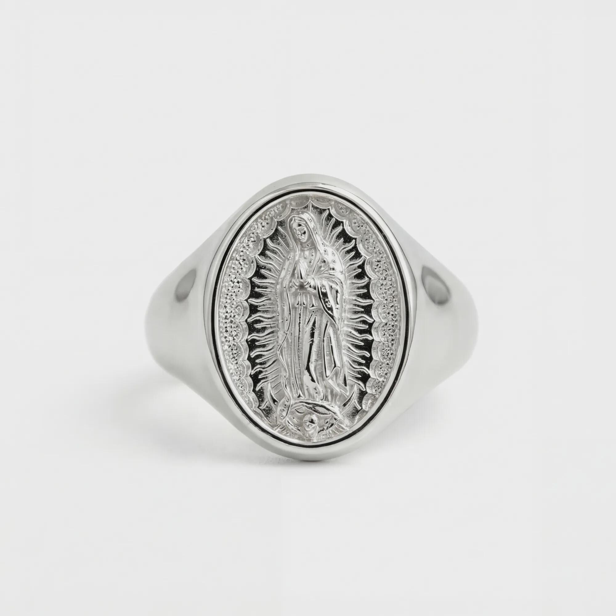 Lady of Guadalupe Signet Ring