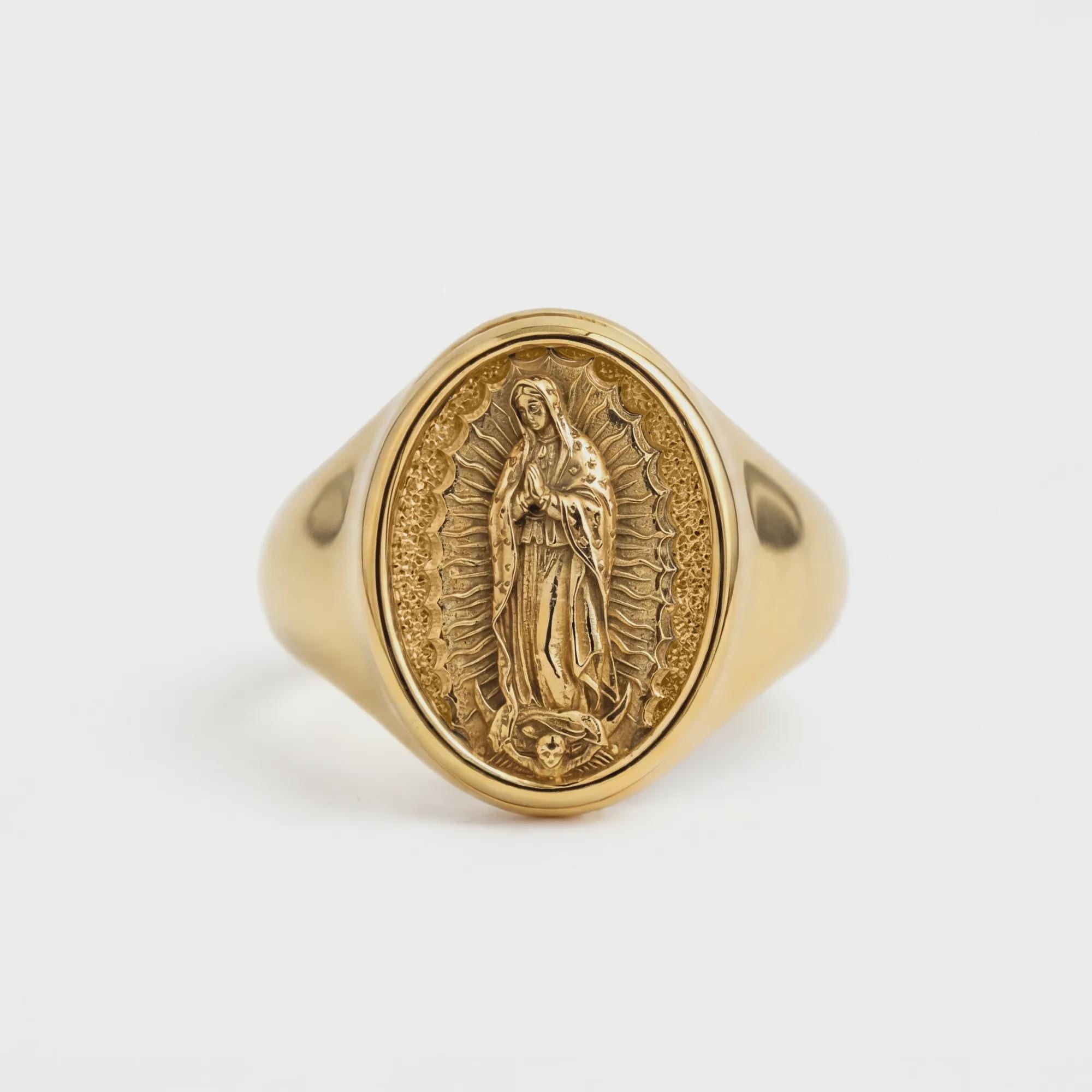 Lady of Guadalupe Signet Ring