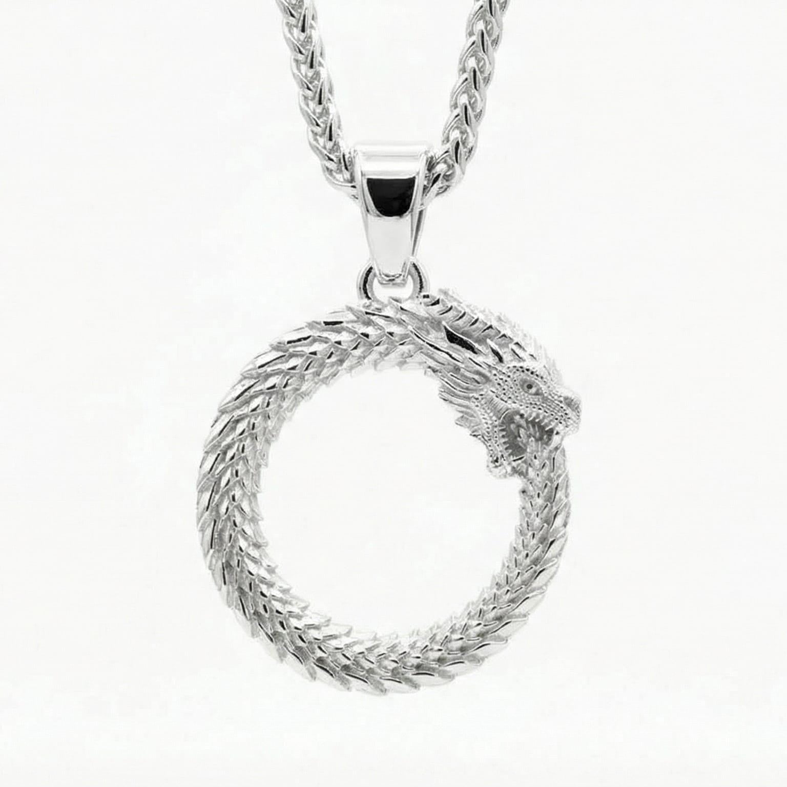 Ouroboros Dragon Pendant