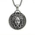 Load image into Gallery viewer, Gorgon Medusa Pendant
