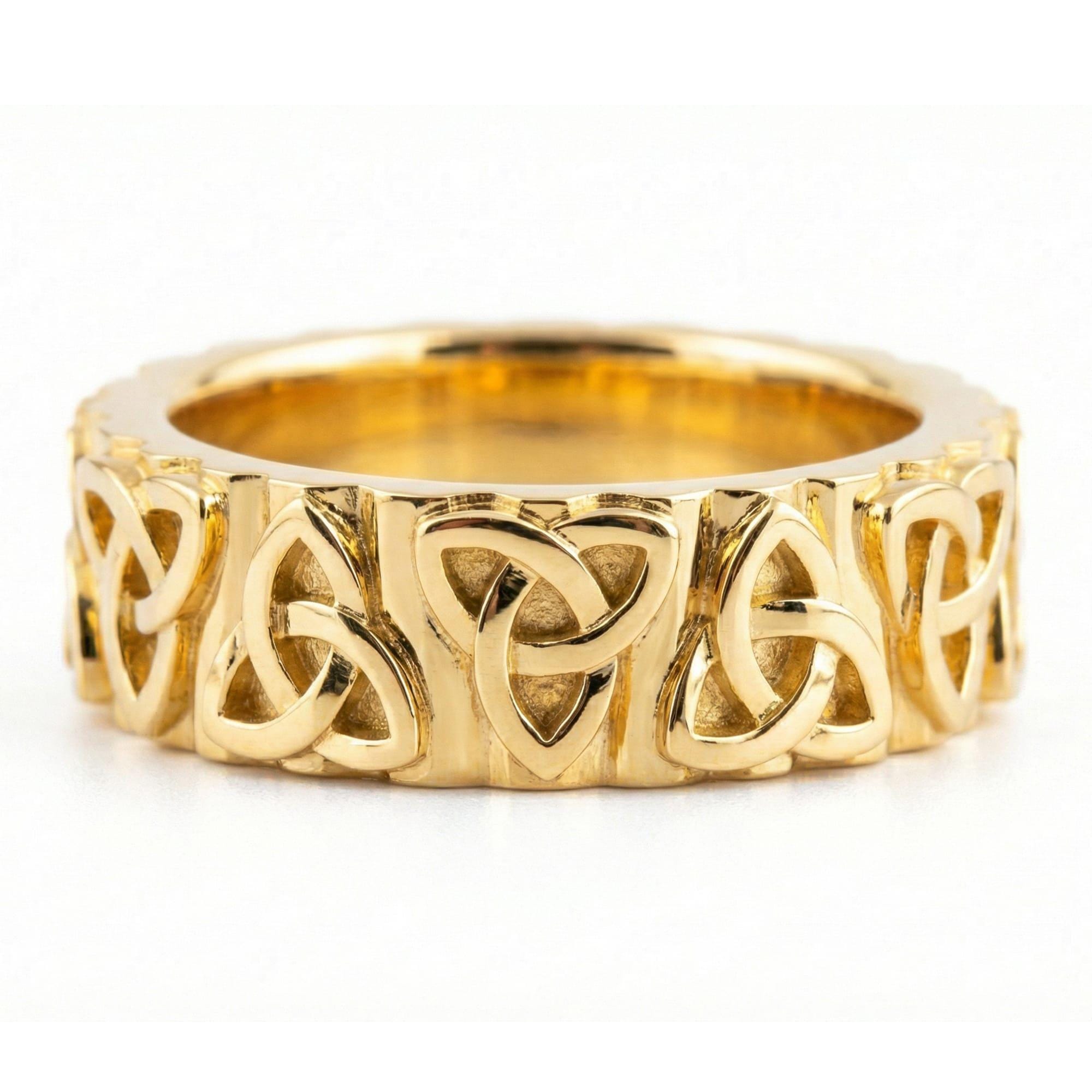Celtic Triquetra Band Ring