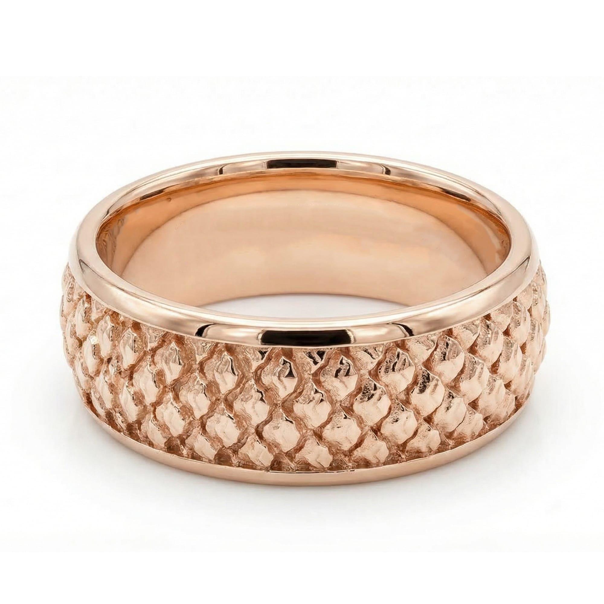 Japanese Clouds Band Ring