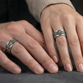 Load image into Gallery viewer, Gold Maltese Cross Band Ring
