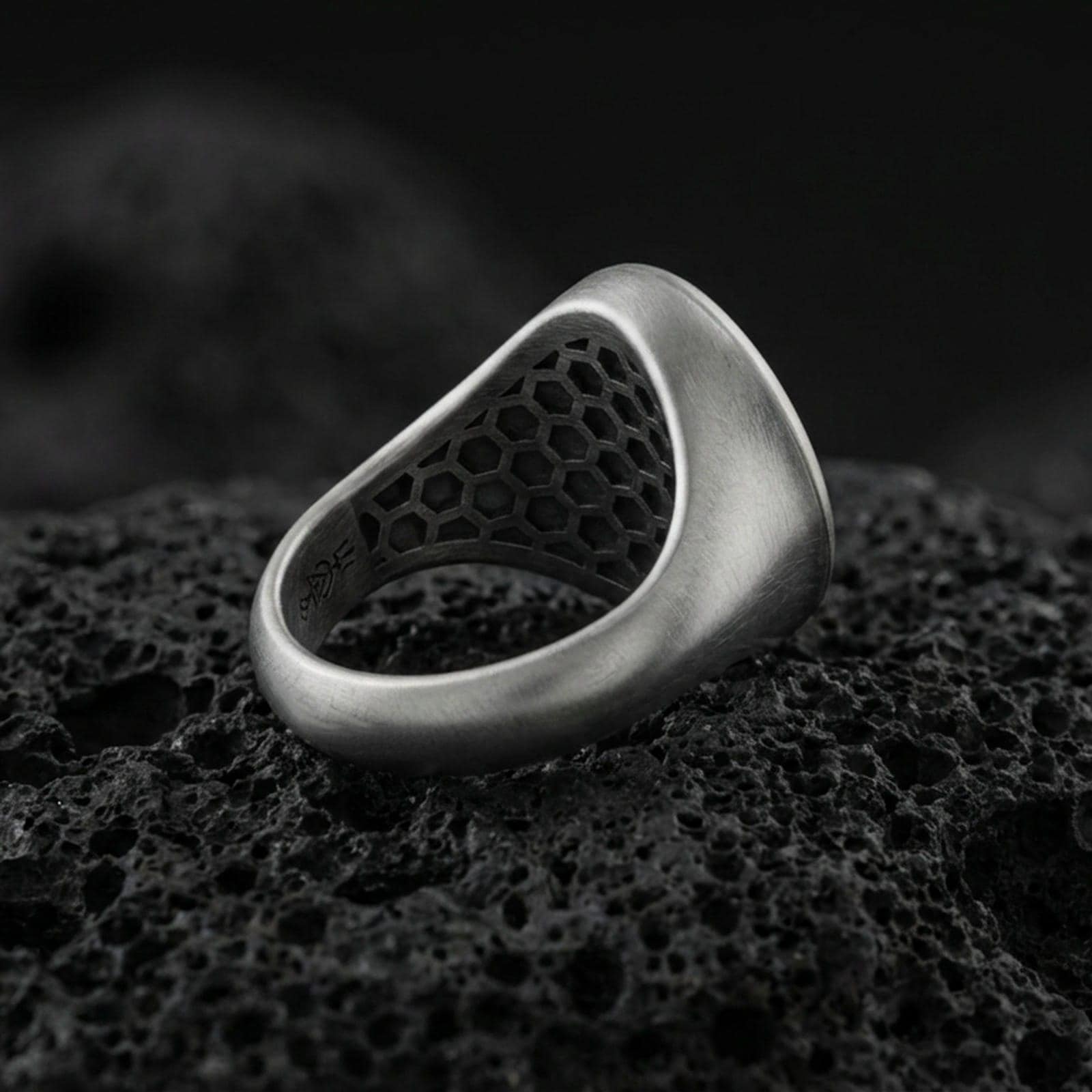 Gorilla Head Signet Ring