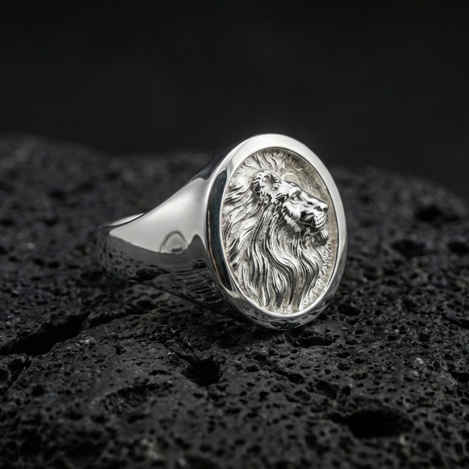 Lion Signet Ring