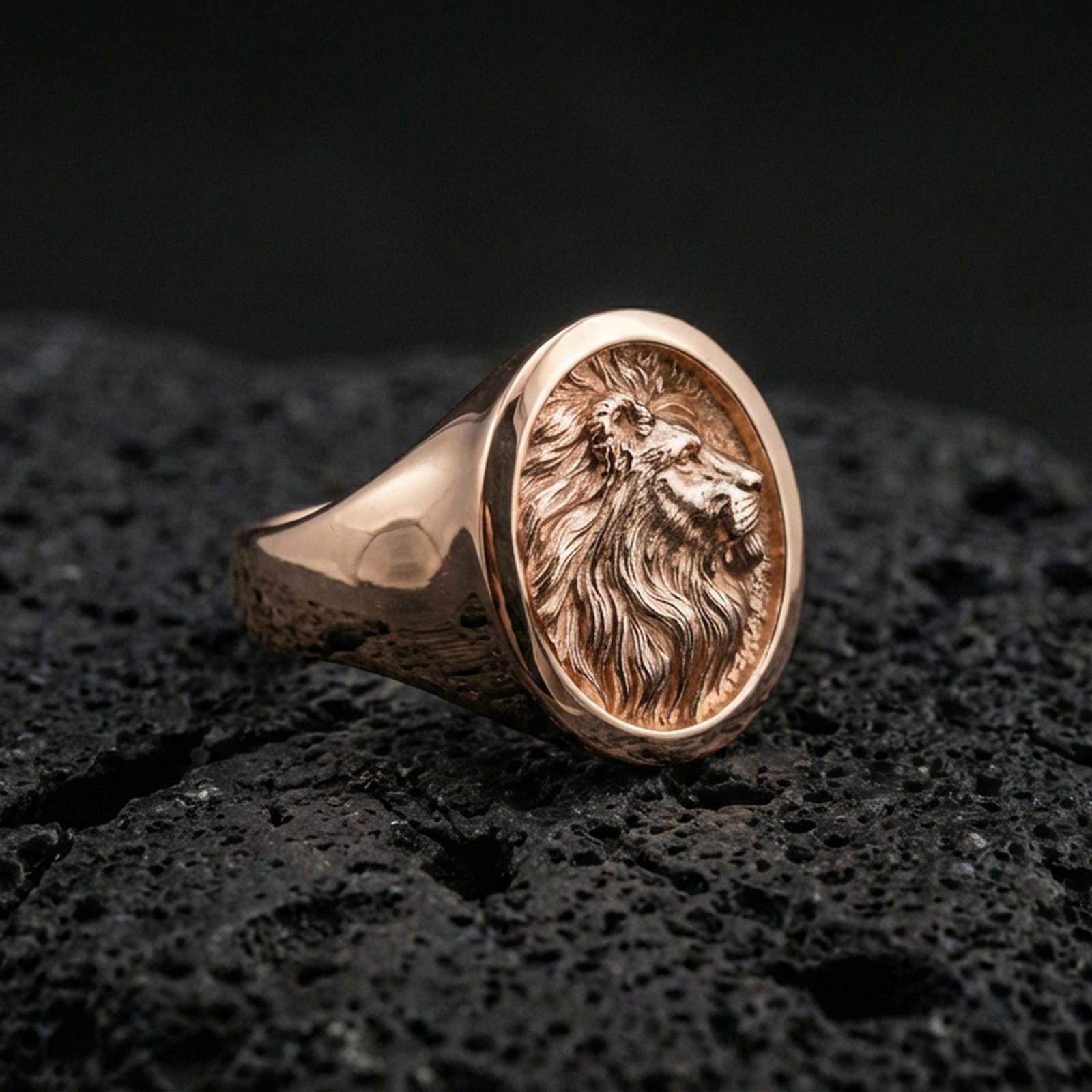 Lion Signet Ring