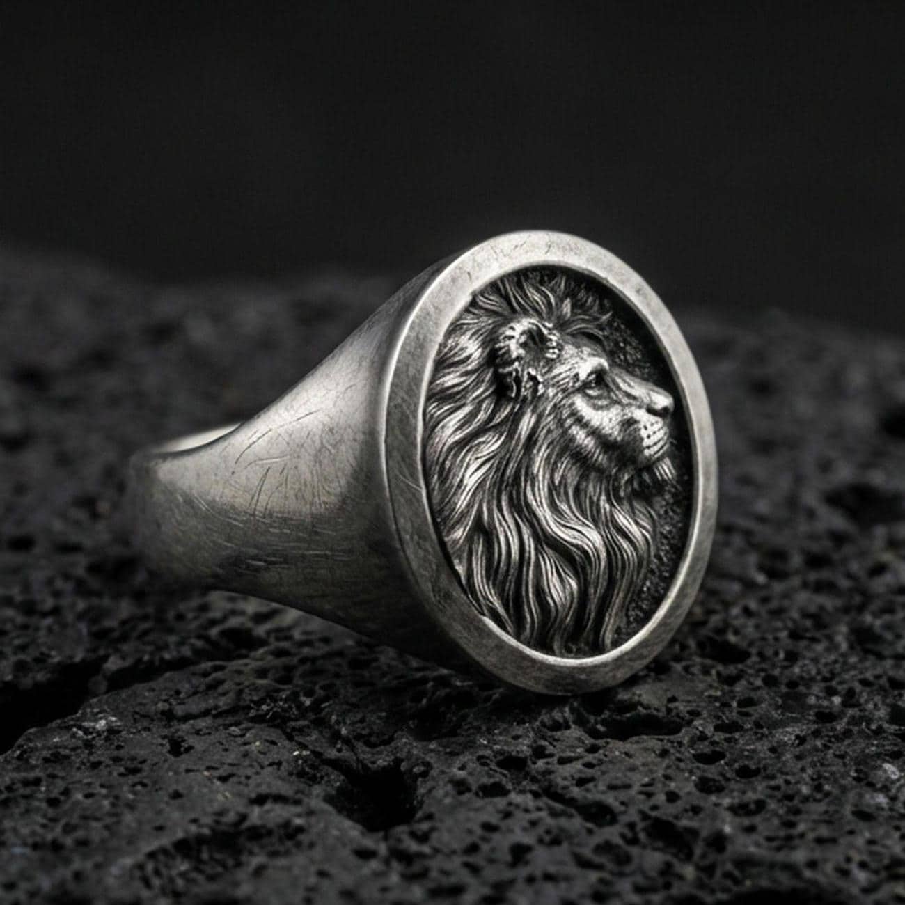 Lion Signet Ring