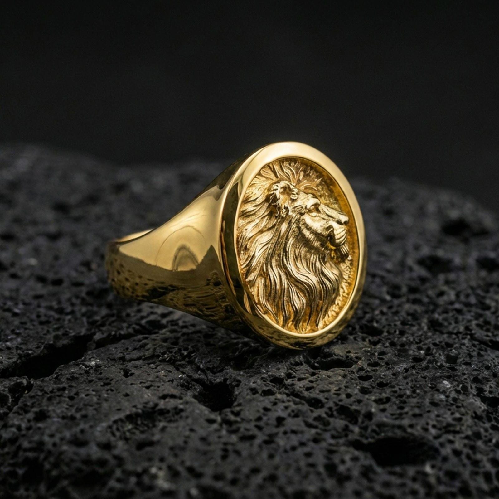 Lion Signet Ring