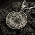 Load image into Gallery viewer, Coiled Eastern Dragon Pendant
