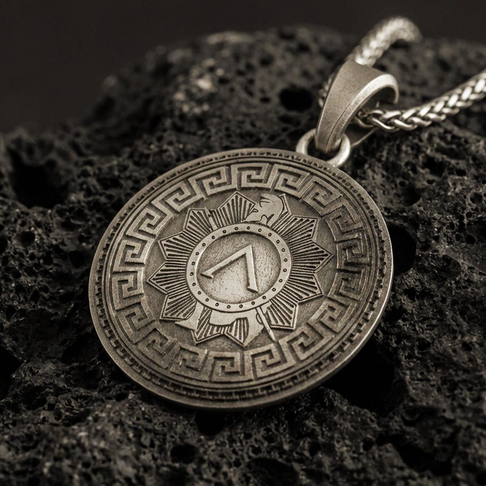 Spartan Shield Pendant