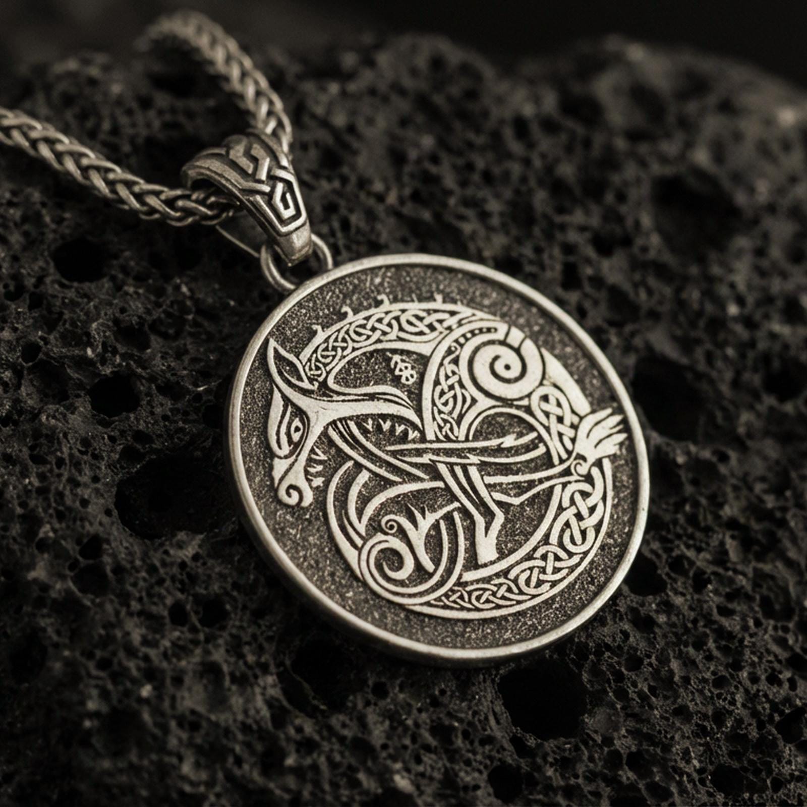 Viking Dragon Pendant