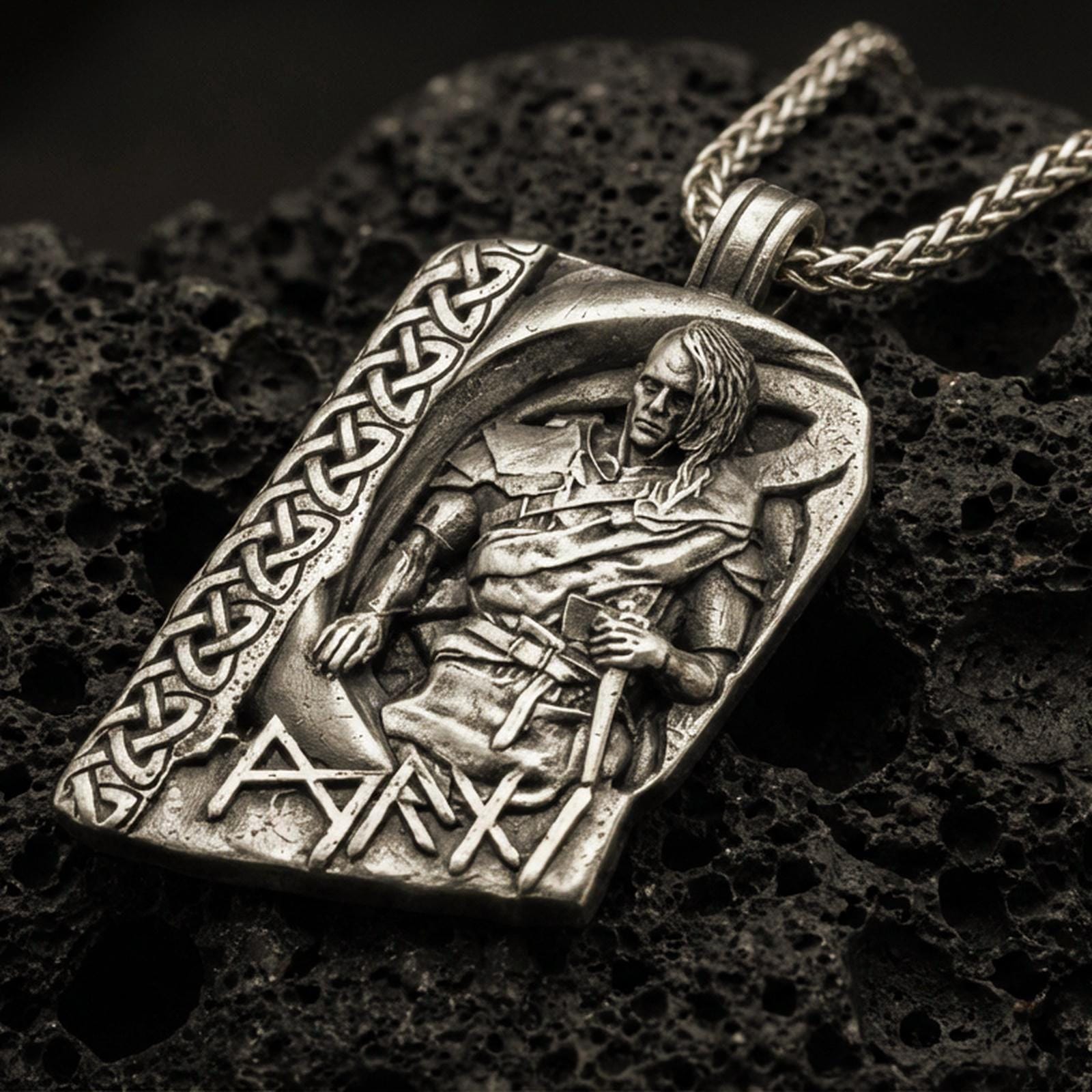 Mani Norse Moon God Pendant