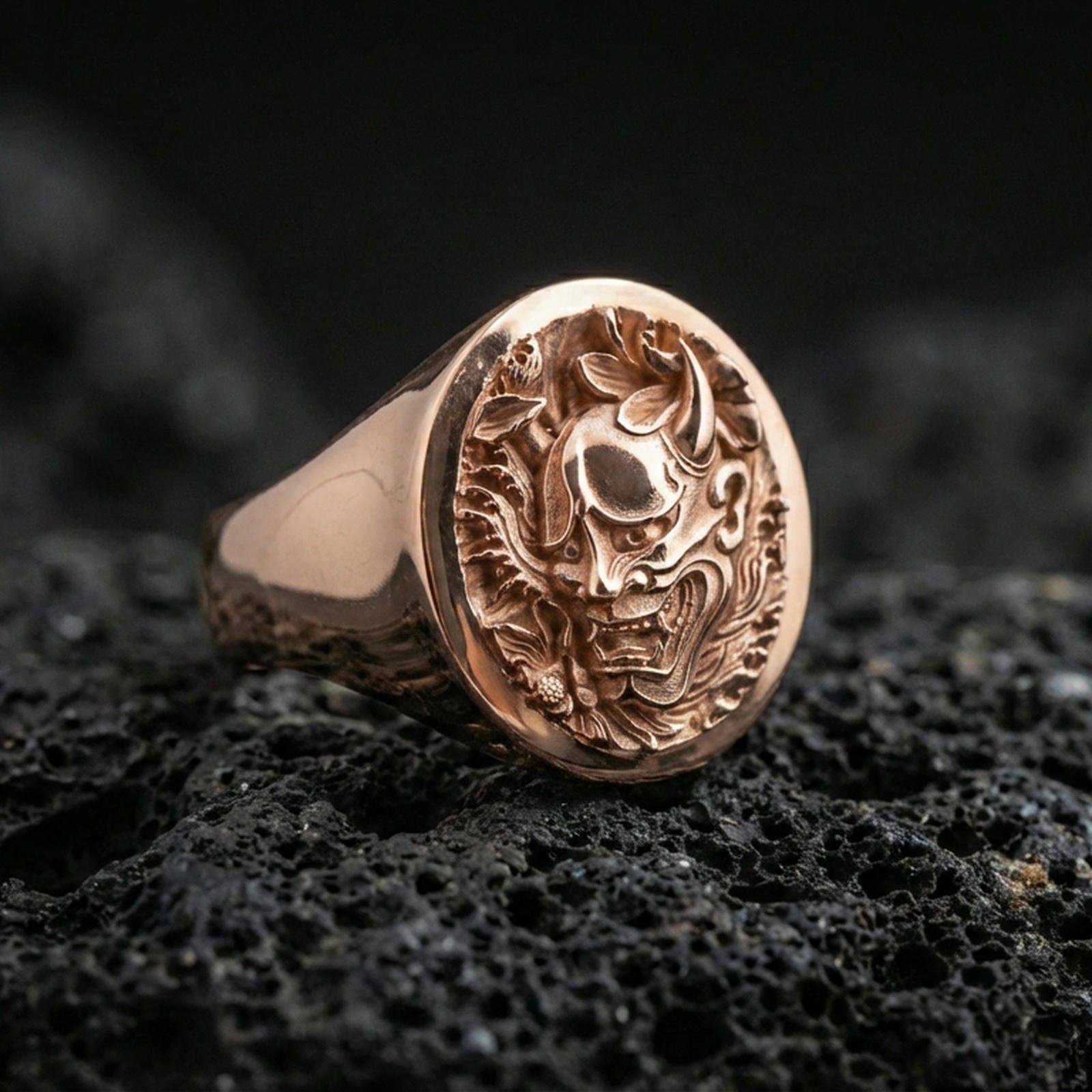 Oni Men’s Pinky Signet Ring