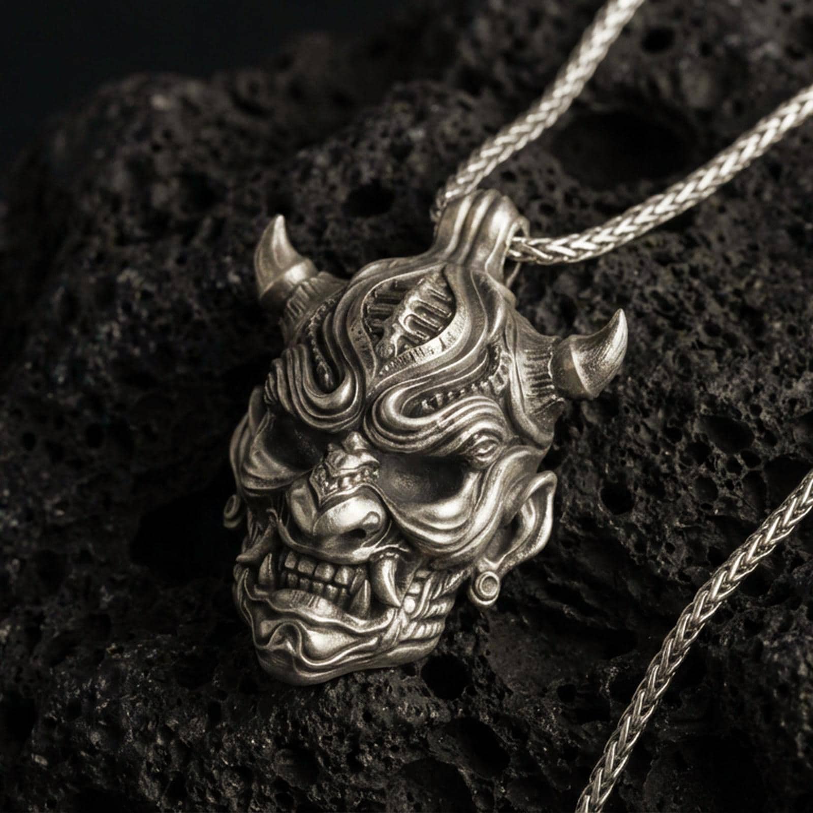 Biomechanical Oni Pendant
