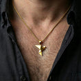 Load image into Gallery viewer, Origami Sparrow Pendant
