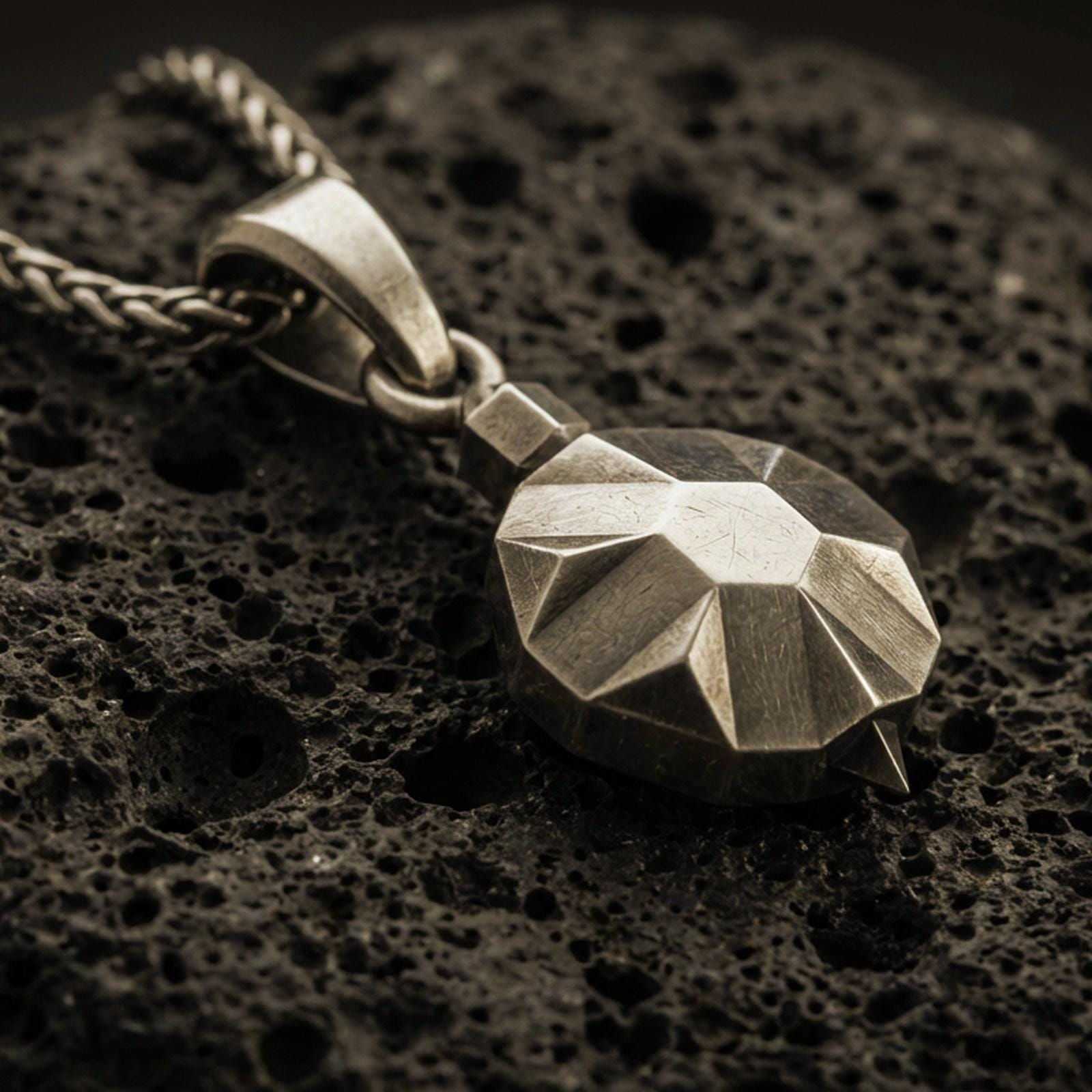 Origami Tortoise Pendant