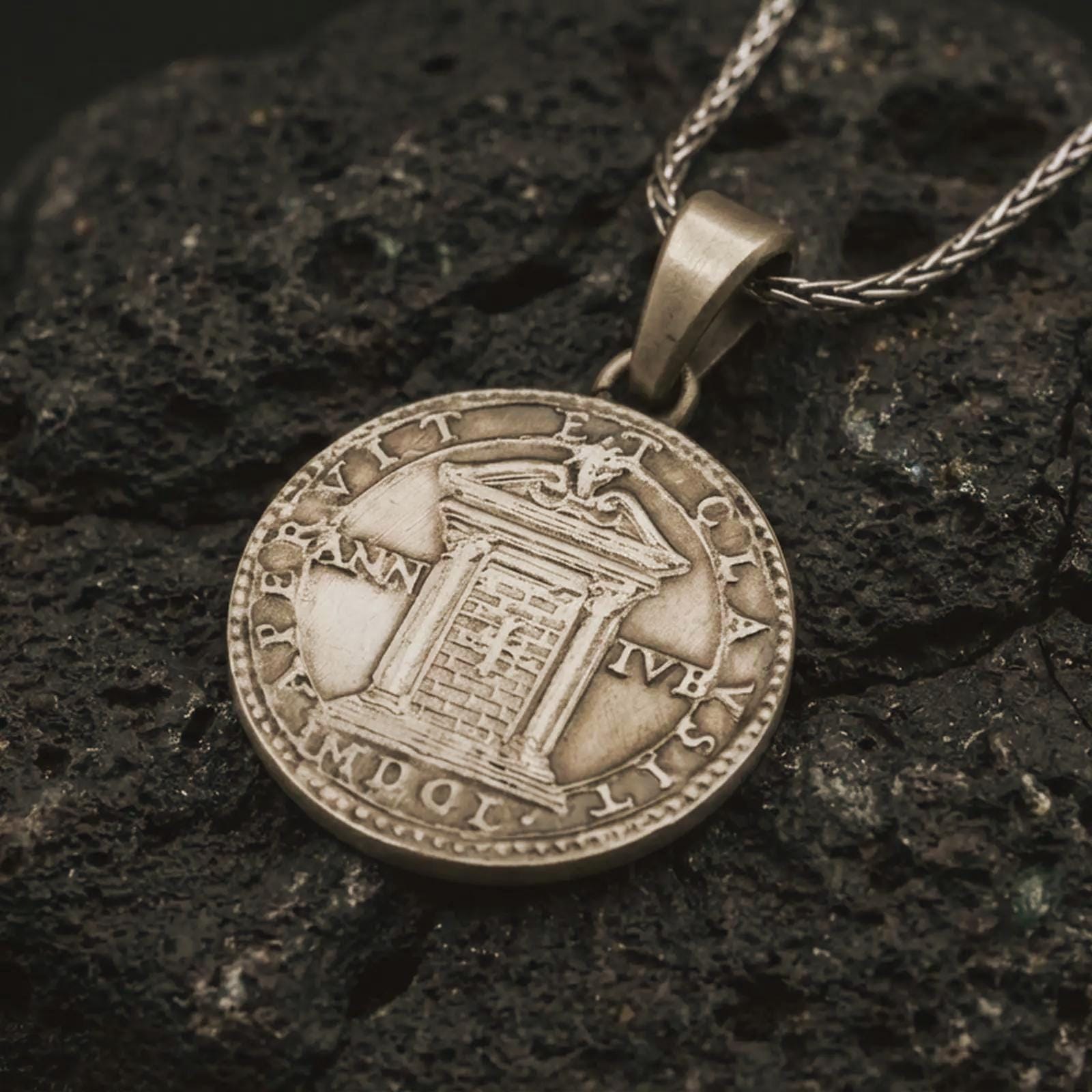 Pope Innocent XII Medal Coin Pendant – Historical Religious