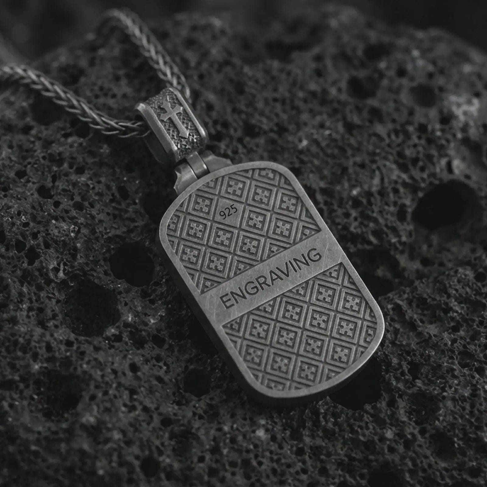 Saint Joan of Arc Dog Tag Pendant