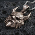 Load image into Gallery viewer, Surtur Pendant Necklace, Sterling Silver Norse Fire Giant Jewelry, Ragnarok Amulet Gift for Men
