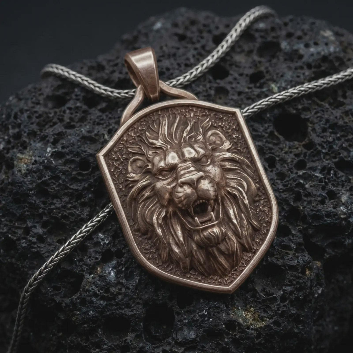 Lion Shield Pendant
