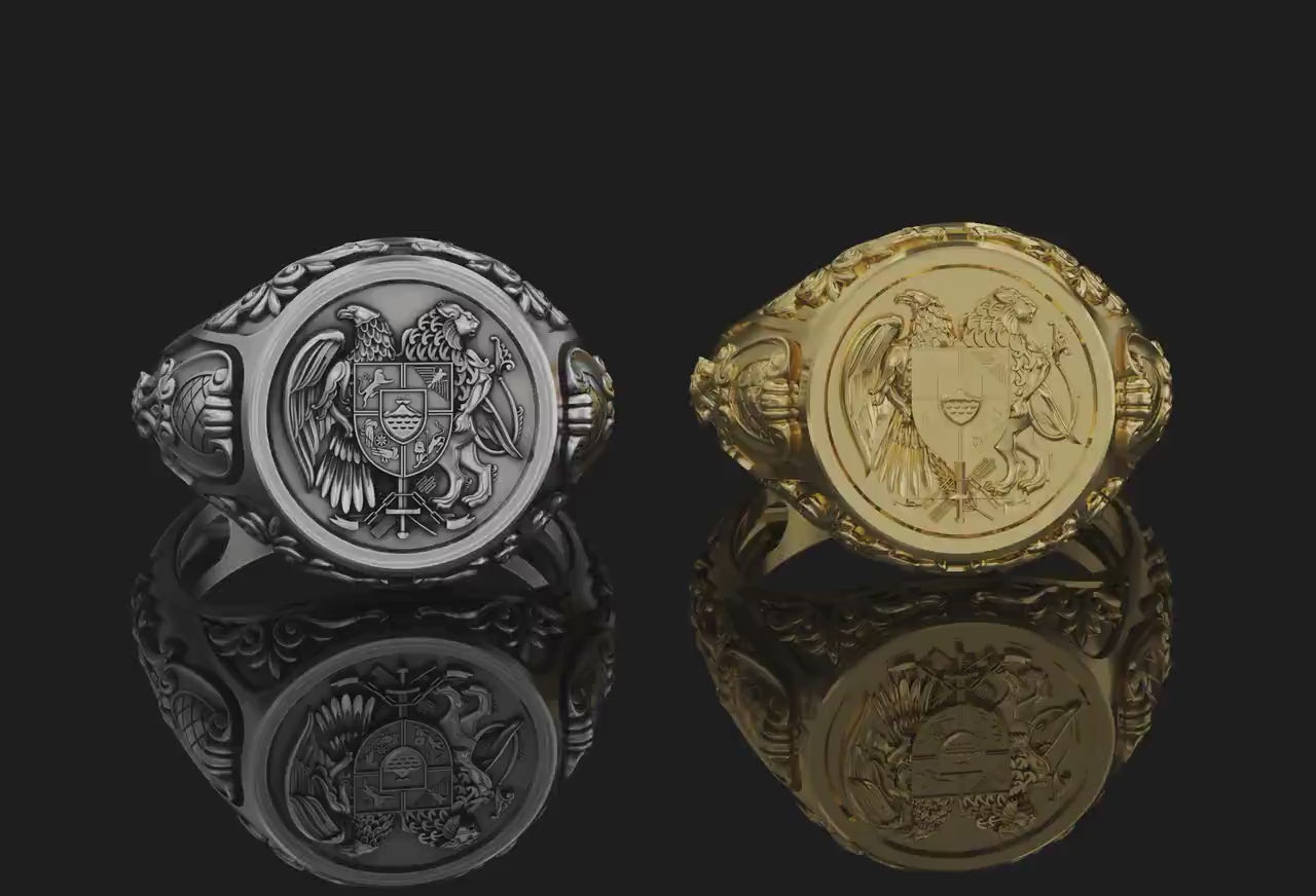 Armenian Coat of Arms Ring