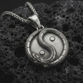 Load and play video in Gallery viewer, Jade Dragon Yin Yang Pendant
