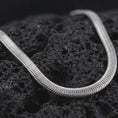 Load and play video in Gallery viewer, 925 Sterling Silver Snake Chain Necklace, Sleek Flexible Round Chain for Men, Minimal Silver Jewelry Gift
