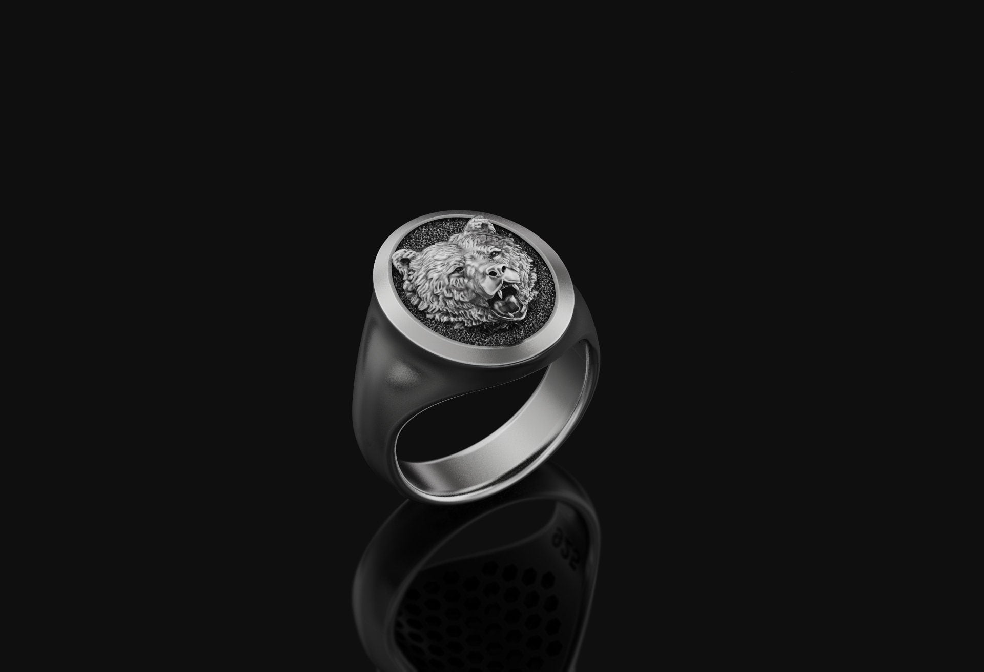 Bear Signet Ring