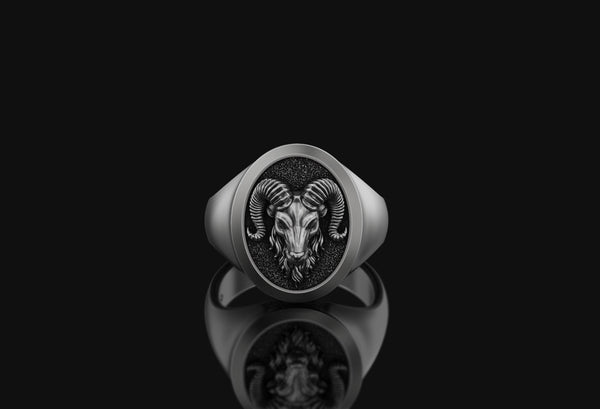 Goat Signet Ring