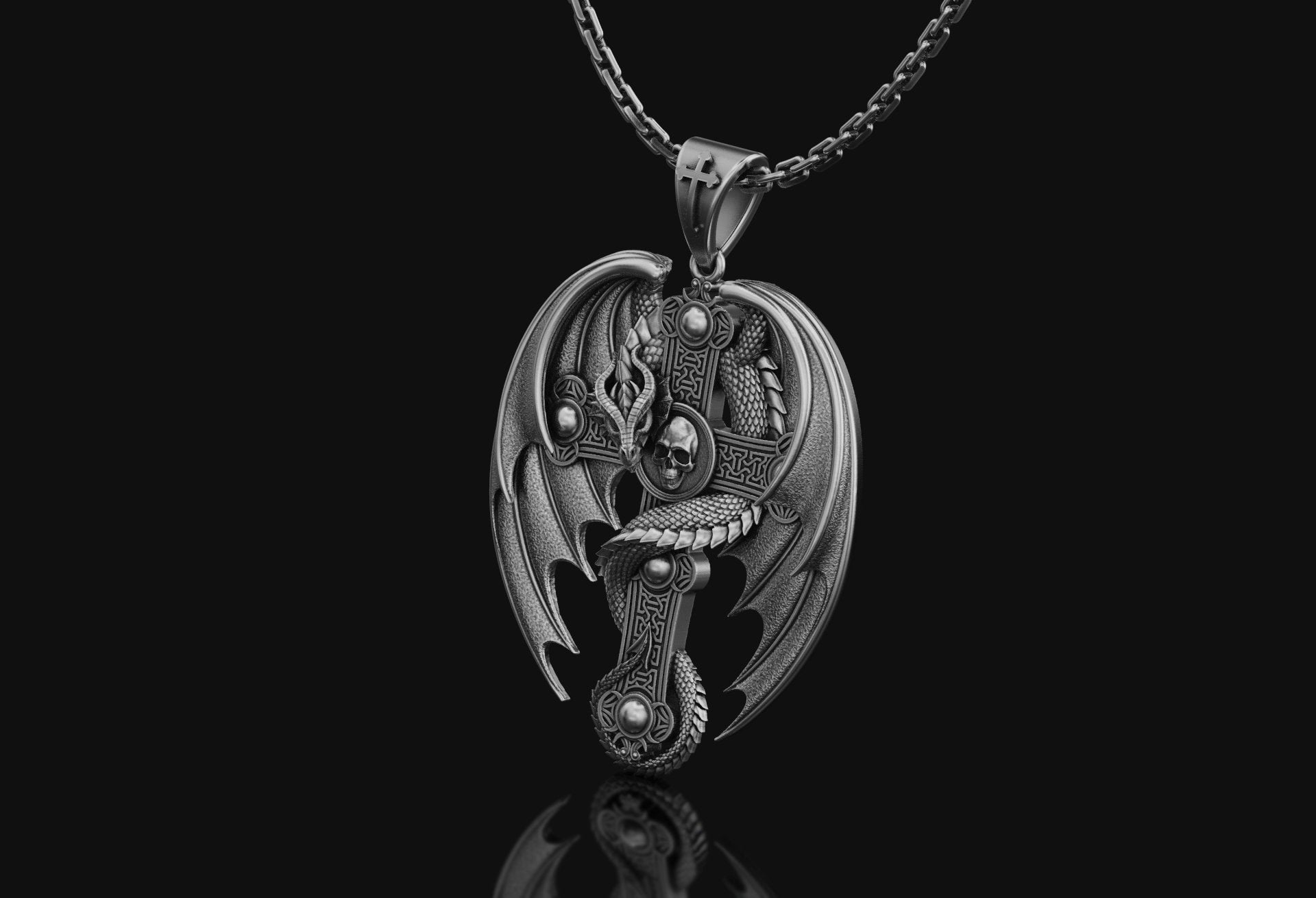 Dragon Cross Pendant