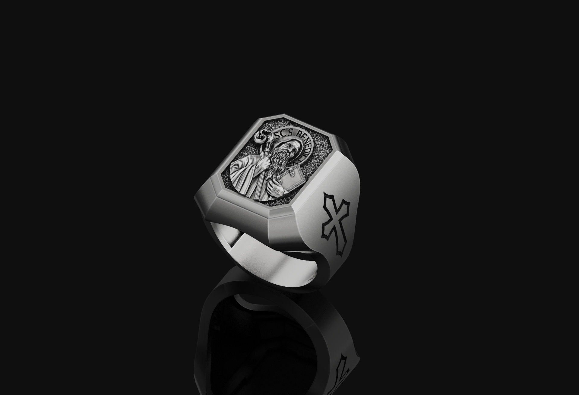 Saint Benedict Ring